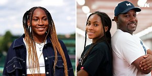 Coco Gauff engages in playful banter with father Corey over TIME magazine's cover feature