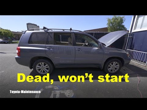 Toyota Highlander Hybrid no start, codes P3000 C1259 C1310