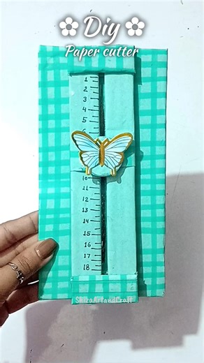 DIY-Paper cutter | School hacks 😍#shorts #trending #viral #diy #papercraft #papercutter #schoolhacks