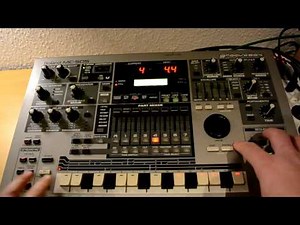 Roland MC-505 - building deep-house drums (workflow).