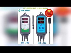 A must-have product! INKBIRD Combo Set Pre-wired Digital Dural Stage Humidity Controller IHC200 an