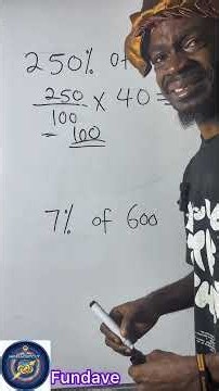 Percentage trick that many don’t know #funlearning #mathstrick #education #knowledge