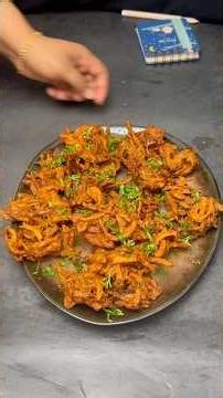 Quick and Easy Onion Pakora #crispy #recipe #asmrfood #pakora