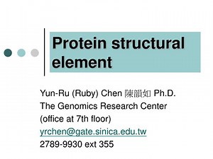Protein structural element - SlideServe