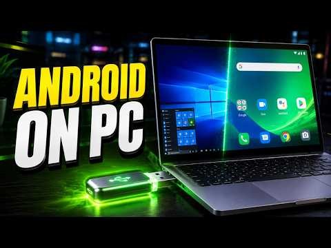 Run Android From USB Pen Drive on PC or Laptop | Install Best Android x86 OS on USB drive