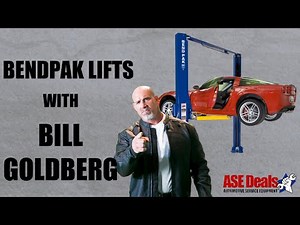Pro Wrestler Bill Goldberg on Bend Pak lifts and Automotive Service Equipment