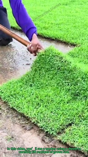 Turf Harvesting: Lifting Grown Sod for Lawn Projects