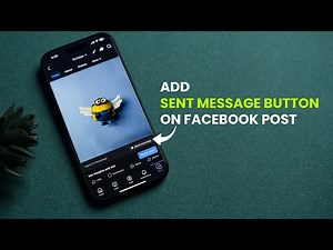 How To Add Sent Message Button on Facebook Page Post?