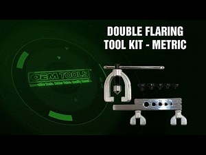 OEMTOOLS 27012 Double Flaring Tool Kit Metric