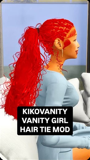 The Sarah O. | Want your Sims to switch up their hair without going into CAS? Check out the Vanity Girl Hair Tie mod by @kikovanitysimmer 🎀 . . . . . . .... | Instagram