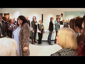 Arrowe Park Hospital Entrance Opening Flashmob performing 'Proud'