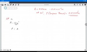 The hydrogen bubbles that produced the velocity profiles in Fig. 1.15 are quite small, D ≈0.01 mm . If the hydrogen-water interface is comparable to air-water and the water temperature is 30^∘ C, estimate the excess pressure within the bubble. | Numerade