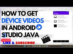 How to Get Videos from Device | Android Studio Java | Video Player App Part 1