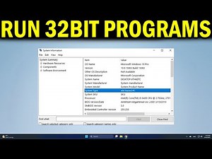 How To Install Software & Apps 32bit on 64bit Run 32 Bit Programs & Applications on 64 Bit Windows