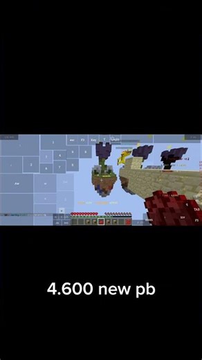 NEW PB ON MCPLAYHD SHORT 4.600 | Speed Telly Bridge #bridging #minecraft #speedtelly #phone #fup
