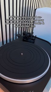 POV: you discovered on-demand vinyl exists. Now your catalogue lives on Vinyl and not just online. elasticStage. Real vinyl. No cost. No minimum orders. | elasticStage