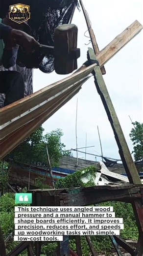 Smart Wood Bending Hack with Simple Tools | DIY Productivity Trick