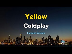 Yellow (Karaoke Version) – Coldplay | Classic Pop Rock Karaoke with Lyrics