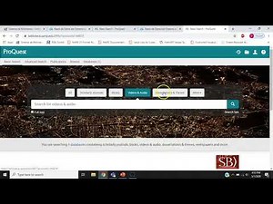 Tutorial ProQuest Central