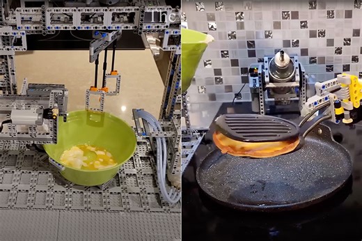 Forget Toasters and Grills, the LEGO Pancake Factory Can Help Make Breakfast