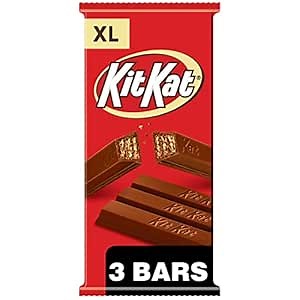KIT KAT Milk Chocolate Wafer XL, Candy Bar, 4.3 oz (10 Pieces)