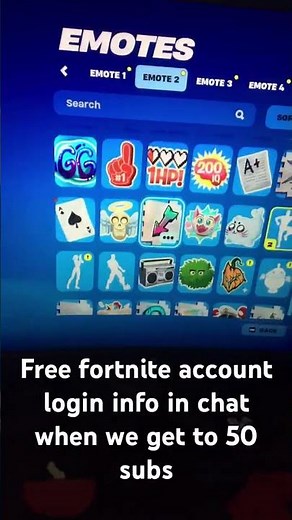 Free fortnite og account
