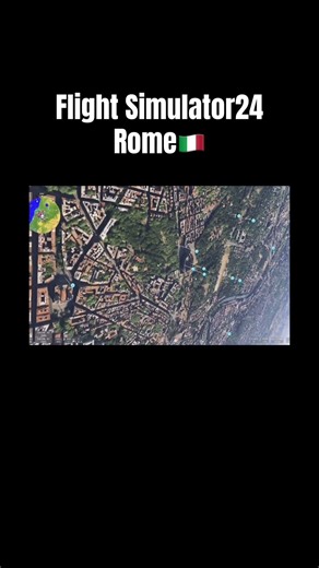Microsoft Flight Simulator 24 above Rome🚀🚀 #airplane #flight #simulator #xbox