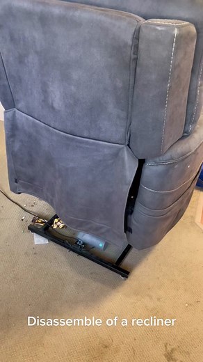 Disassembly of recliner chair ##recliner #chair #easy #moving #tips