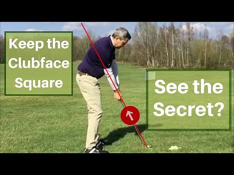 Keep the clubface Square through impact. Learn the Secret!