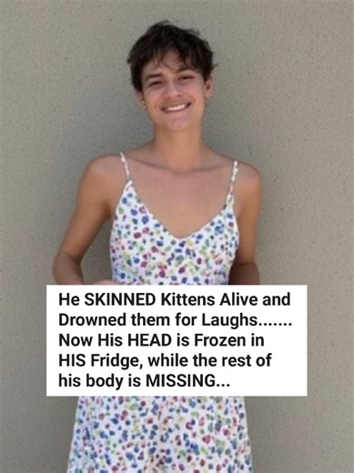 The missing 21 year old college student who was charged with multiple counts of Cat, has been found, part of him atleast... Days after 21 year old Ryan Daniels was released on bond he was reported missing by students in his campus, but not long after he was found in his own fridge