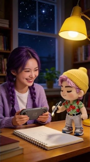 Rumi's anime doll did my homework for me and then it took control of my life #kpopdemonhunters#rumi