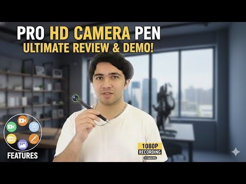 Hidden Camera Pen Review 2025 | Secret Spy Pen Test (6.5/10 Quality + Writing Test!)