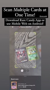 34K views · 95 reactions | Scan multiple Pokémon Cards at once to check their value! | Leonhart | Facebook
