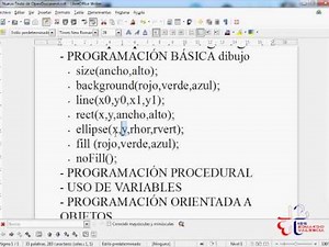Videotutorial de Processing 1: Iniciación a Processing