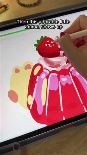 What's The Secret Message On The Jelly?🤯App: Drawly#drawly #multiplayergames #ipad #artchallenge
