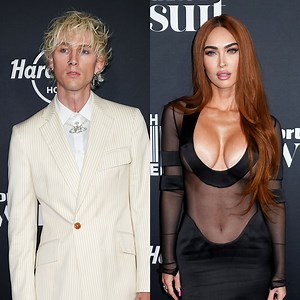 Megan Fox Rocks Sheer Look at Sports Illustrated Event With Machine Gun Kelly