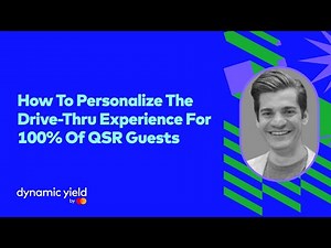 How to Personalize the Drive-Thru Experience for 100% of QSR Guests