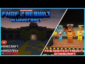 FNAF 2 Rebuilt in Minecraft | Map Tour + Speed Build