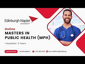 Masters in Public Health (MPH) | Edinburgh Napier University (UK) | Online study