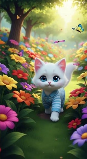 Mini Meow’s Cute Adventure – Kids Cartoon Short Story