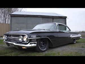 Striking gold with a rare factory 348 Black 1960 Chevrolet Impala
