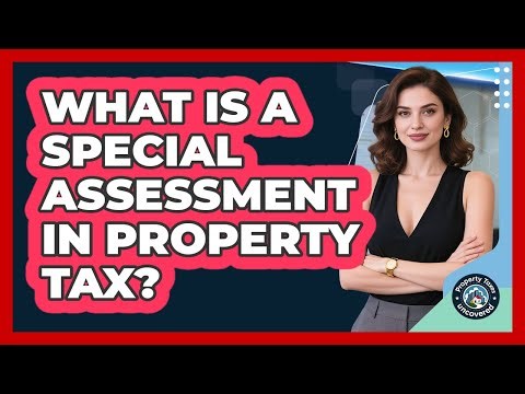 What Is A Special Assessment In Property Tax? - Property Taxes Uncovered