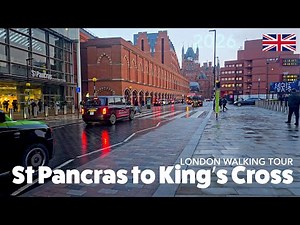 St Pancras to King’s Cross 🇬🇧 | British Library Walk | London Walking Tour 2026 | 4K