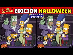 🎃 Find the Differences if You Dare! 💀 Halloween Special with The Simpsons 👻