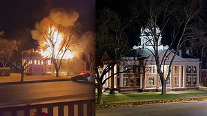 Historic Mason County Courthouse 'destroyed' by fire, suspect in custody