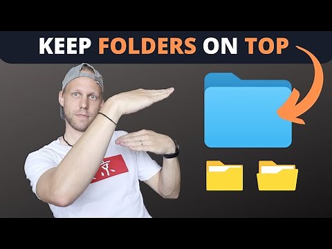 Always Keep Folders on Top When Sorting in Finder or Desktop