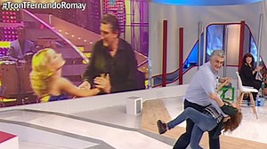 Fernando Romay baila con Toñi y Teté Delgado