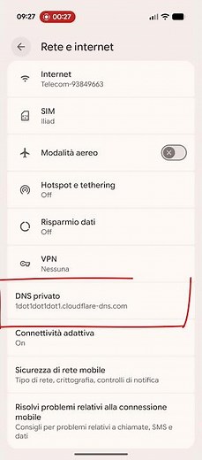Change your automatic DNS on Android to Cloudflare and Google to speed up browsing.
