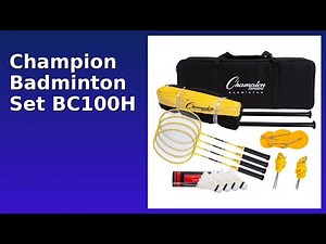 REVIEW (2026): Champion Badminton Set BC100H. ESSENTIAL details.