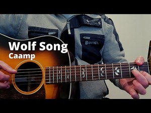 Wolf Song - Caamp - Guitar Lesson Tutorial (Great Campfire Guitar Song)